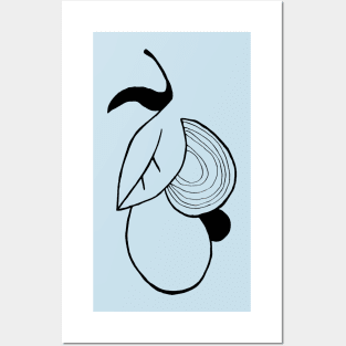 Minimal Fruits Posters and Art